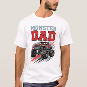 Vintage-Monster-Truck-Shirt-Design für Monster-Dad T-Shirt