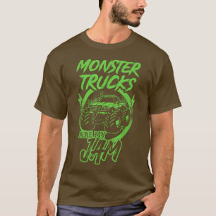 Vintage Monster Trucks sind mein Jam Kundgebung Kl T-Shirt