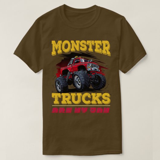 Vintage Monster Trucks sind meine Jam Shirt Retro  (Design vorne)
