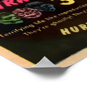 Vintage Monster-Werbung Art Poster (Ecke)