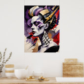 Vintage Monsterbrücke Poster (Küche)