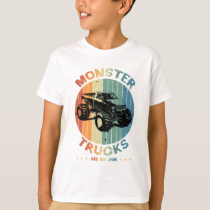 Vintage-Monstertruck ist mein Ding Retro-Jungen-T- T-Shirt