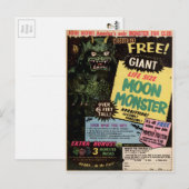 Vintage Monsterwerbung Postkarte (Vorne/Hinten)