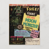 Vintage Monsterwerbung Postkarte (Vorderseite)