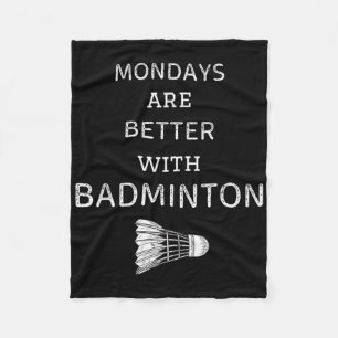 Vintage-Montage sind mit Badminton besser Retro-Ba Fleecedecke