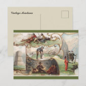 Vintage Montana Postkarte (Vorne/Hinten)