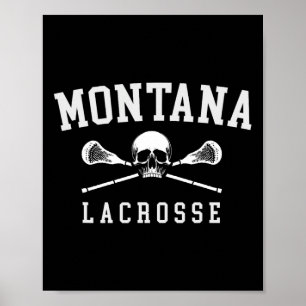Vintage Montana Totenkopf und gekreuzte Knochen La Poster
