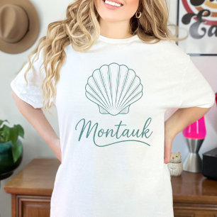Vintage Montauk Long Island Schifffahrt Küstenstra Tri-Blend Shirt
