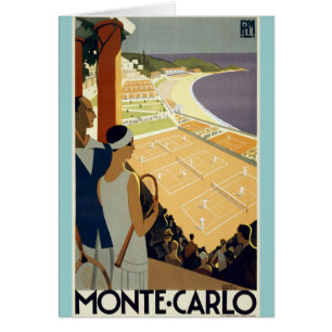 Vintage Monte Carlo Monaco Reise