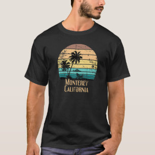 Vintage Monterey California Beach Souvenir  Distre T-Shirt