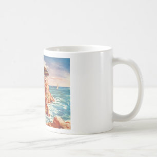 Vintage-Monterey-Küste kalifornischer Tourismus US Kaffeetasse