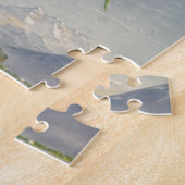 Vintage Montreux Rote Rose Schweiz Genfersee Puzzle (Seite)