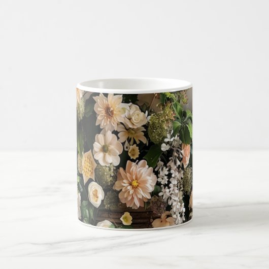 Vintage Moody Floral Botanische Keramik-Kaffeetass Kaffeetasse (Mittel)