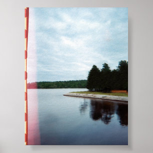 Vintage Moody Lake Film Fotografie Poster