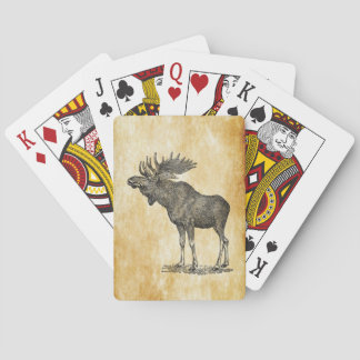 Vintage Moose Playing Cards Spielkarten