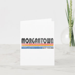 Vintage Morgantown Morgantown West Virginia _1 Karte