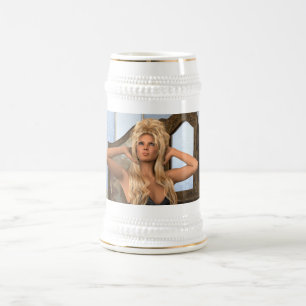 Vintage Morgen Bierglas
