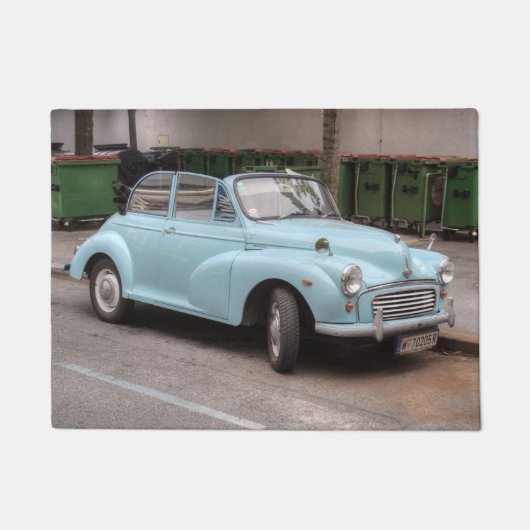 Vintage Morris Minor Fußmatte (Vorderseite)