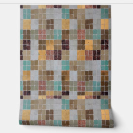 Vintage Mosaikfliesen Tapete
