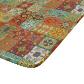 Vintage Mosaiktalavera-Verzierung Schneidebrett (Ecke)