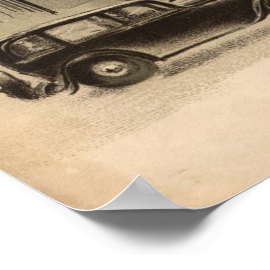 Vintage Moskauer Reise Poster (Ecke)