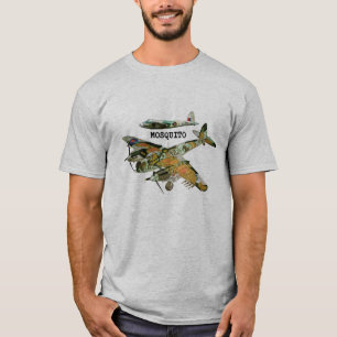 Vintage Mosquito Zweiter Weltkrieg T-Shirt