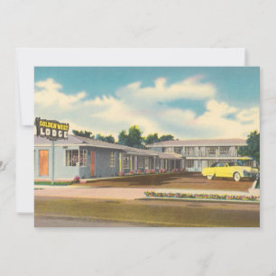 Vintage-Motel, Golden West Lodge Hotel mit Palmen