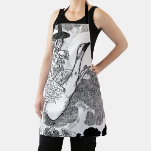 Vintage Mother Goose aus der viktorianischen Zeit  Schürze