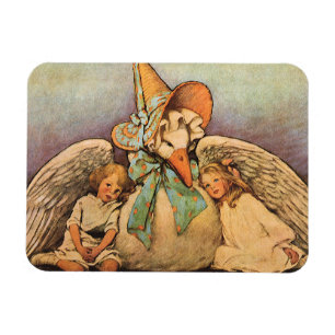 Vintage Mother Goose Kinder Jessie Willcox Smith Magnet