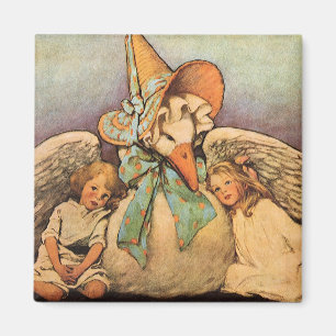 Vintage Mother Goose Kinder Jessie Willcox Smith Magnet