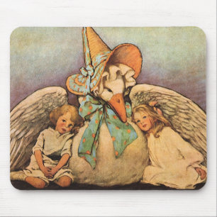 Vintage Mother Goose Kinder Jessie Willcox Smith Mousepad