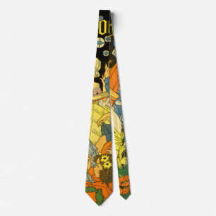 Vintage Mother Goose liest Kindern vor Krawatte