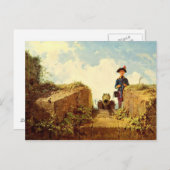 Vintage Motive - The Knitting Outpost Postkarte (Vorne/Hinten)