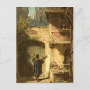 Vintage Motive - Wohltäter - Spitzweg Postkarte