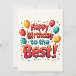 Vintage Motivierend Glückwünsche zum Geburtstag Feiertagskarte