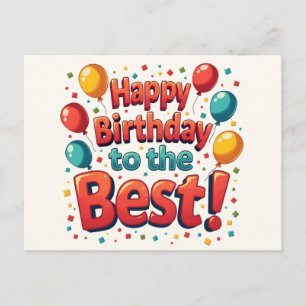 Vintage Motivierend Glückwünsche zum Geburtstag Feiertagspostkarte