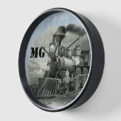 Vintage Motor-Dampfzuführung Uhr (Winkel)