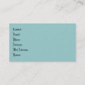 Vintage Motor-Train-Visitenkarte Visitenkarte (Rückseite)