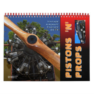 Vintage Motor von Luftfahrzeugen mittlerer Größe Kalender