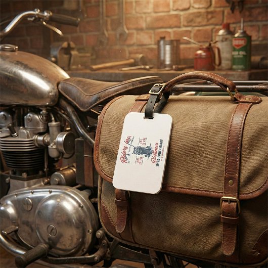 Vintage Motorcycle Riders Inc Gepäckanhänger