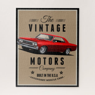 Vintage Motoren Chevelle Puzzle