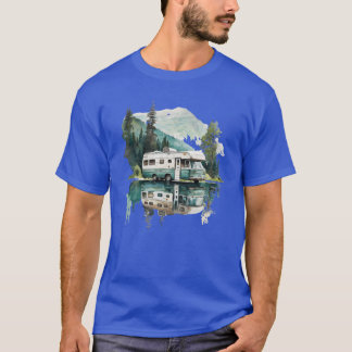 Vintage Motorhome Abenteuer retro T-Shirt