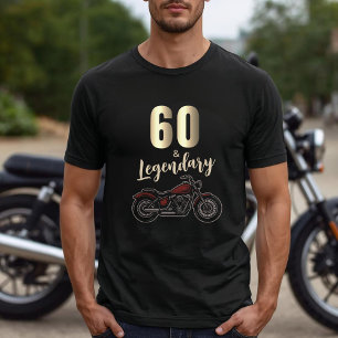 Vintage-Motorrad 60. Geburtstags-Bike Tri-Blend Shirt
