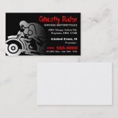 Vintage Motorrad-Geschäfts-Karte Visitenkarte (Vorne/Hinten)