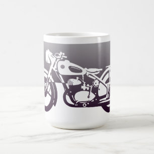 Vintage-Motorrad Kaffeetasse