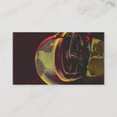 Vintage Motorrad-Kugel-aufspaltengeschäfts-Karte Visitenkarte (Rückseite)