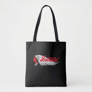 Vintage-Motorrad-Logo Schwarz Tasche