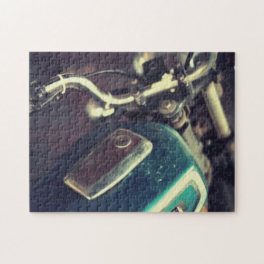 Vintage-Motorrad Puzzle (Horizontal)