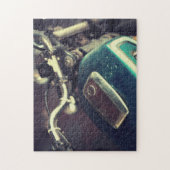 Vintage-Motorrad Puzzle (Vertikal)