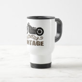 Vintage-Motorrad Reisebecher (VorderseiteRechts)